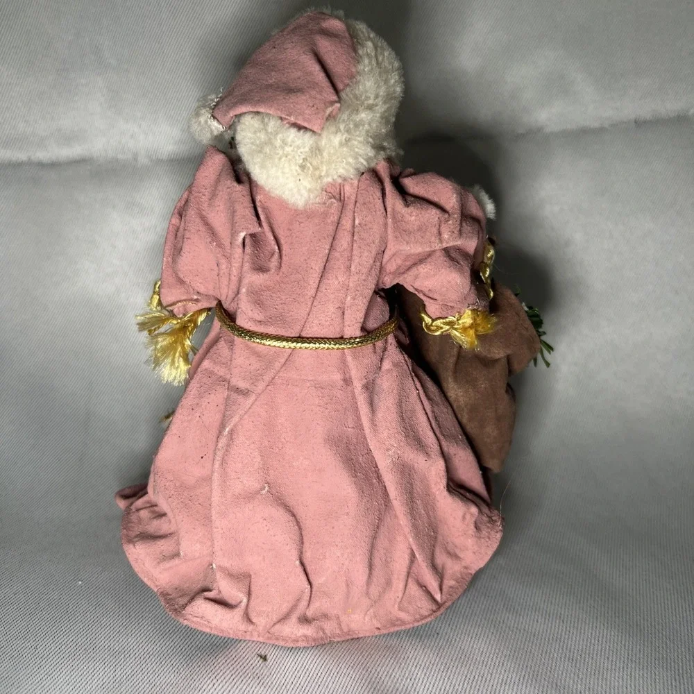 vintage‎ Victorian-style Santa Claus Christmas Ornament 6 inches tall